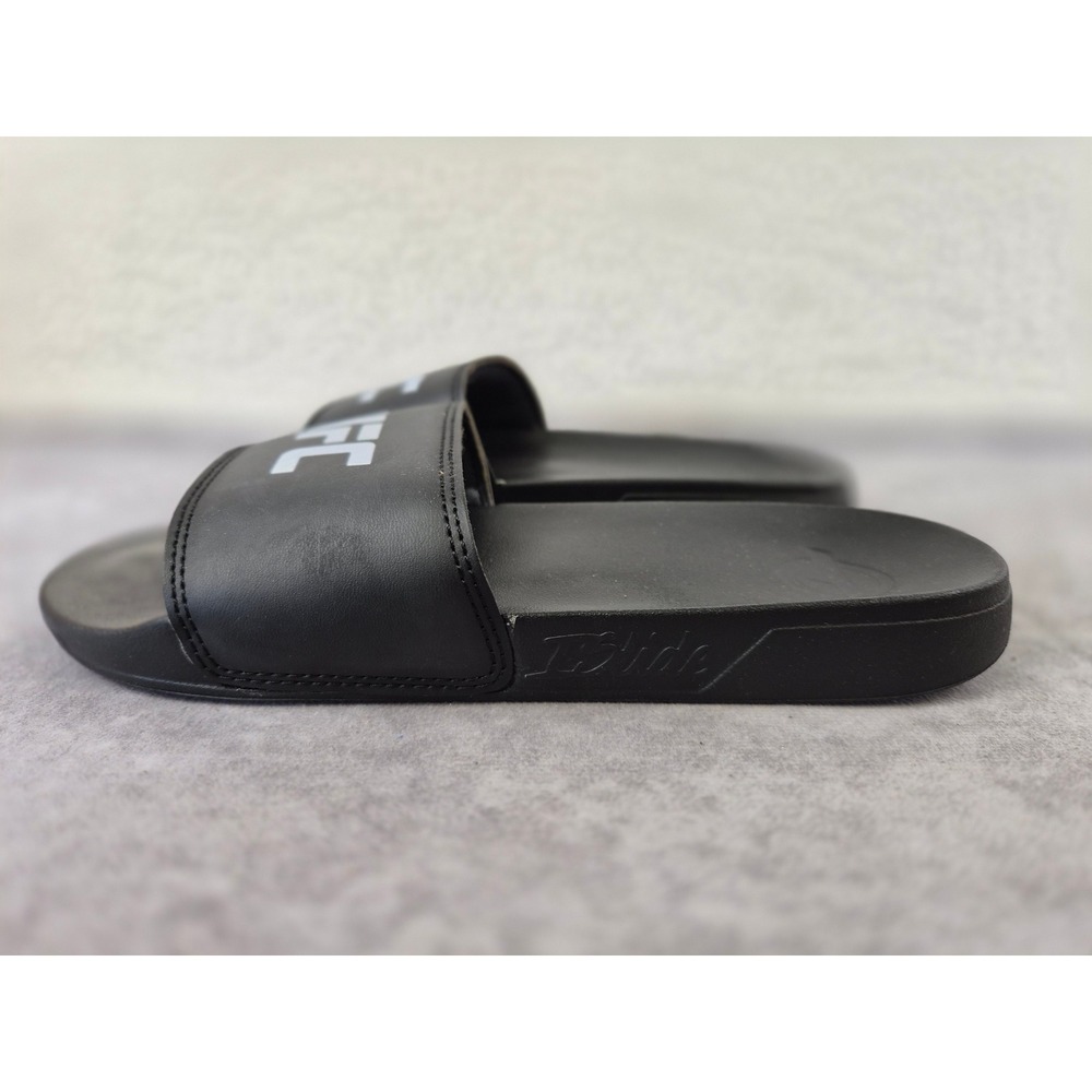 UFC ISlide Mens Black Slide Sandals Shoes Size 5-6 M New